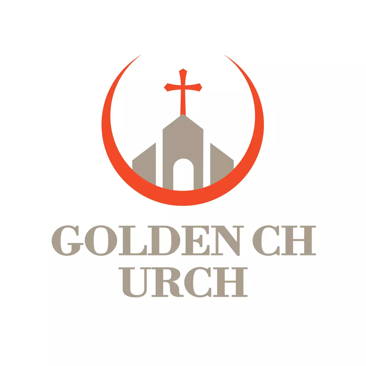 Orange Gold Colorful Feeling Church Summer Personality School