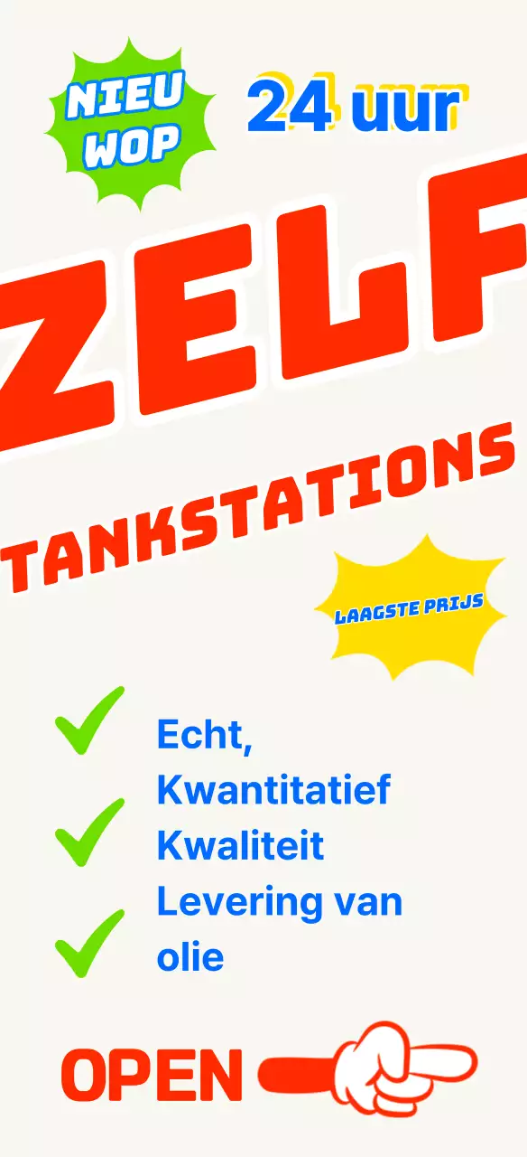 Amerikaans vintage handgeschilderd bord tankstation