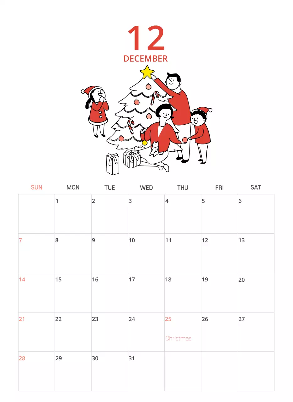 Kalender bergambar penuh warna
