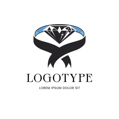 Black Modern Design Logo