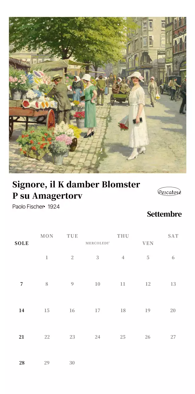 Un capolavoro semplice e classico in nero e grigio