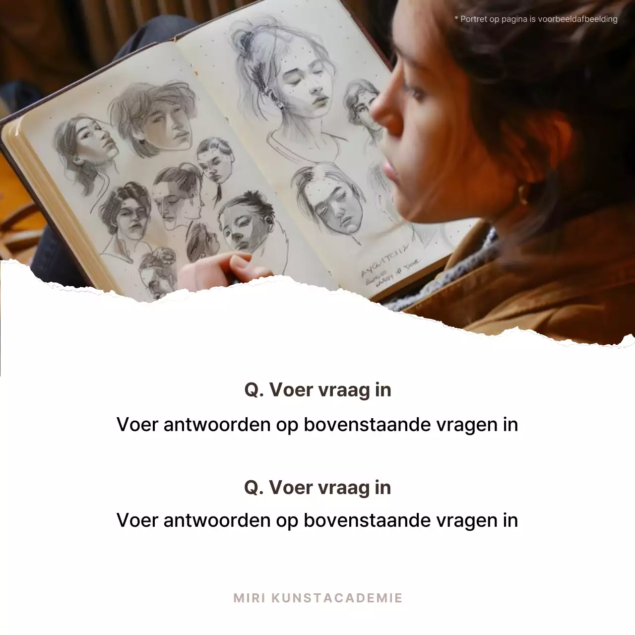 Promoot getuigenissen met bruine en oranje highlights