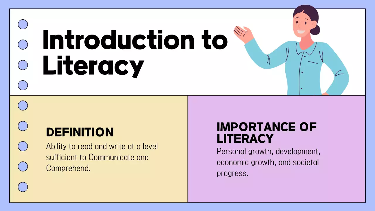 Beige Modern Literacy Guide Presentation