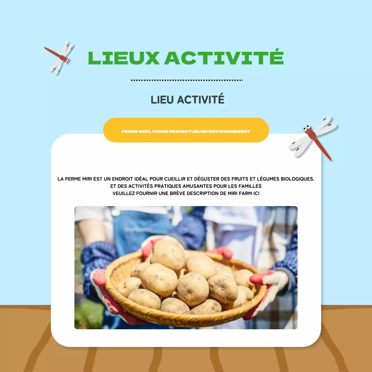 Informations sur la récolte des beaux bleus et jaunes de l'automne