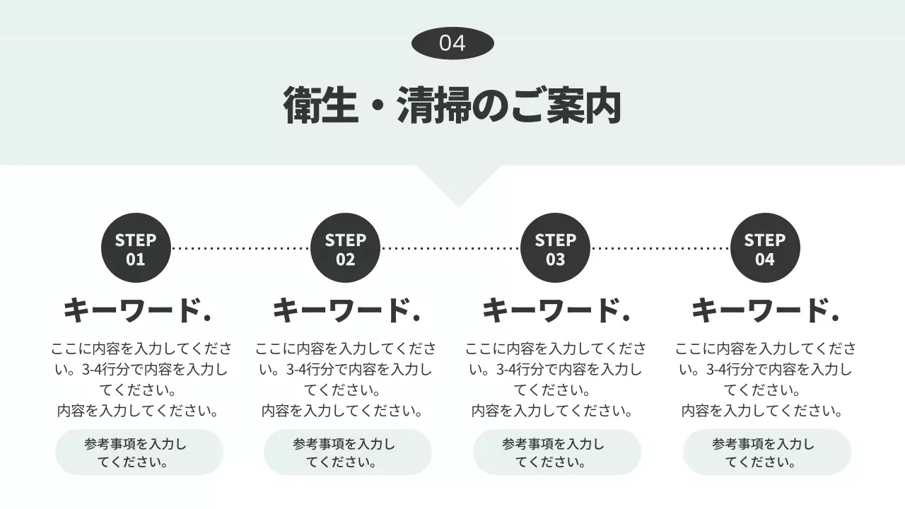 ミント シンプル マニュアル プレゼンテーション