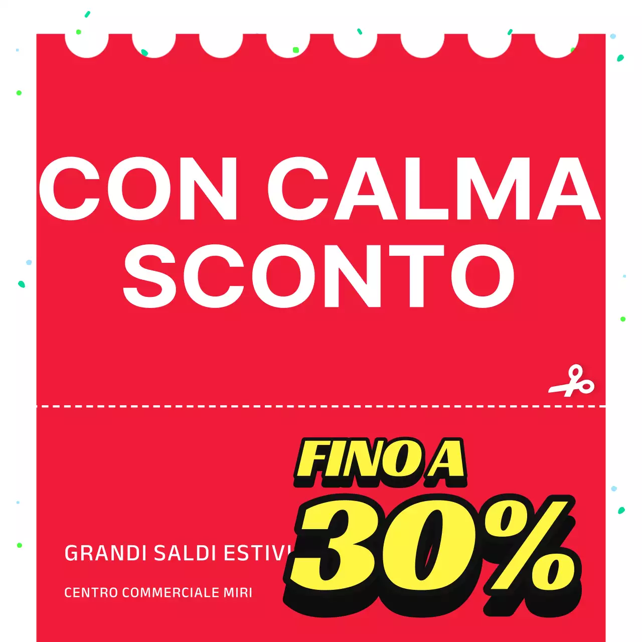 Promuovere le vendite estive con accenti rossi