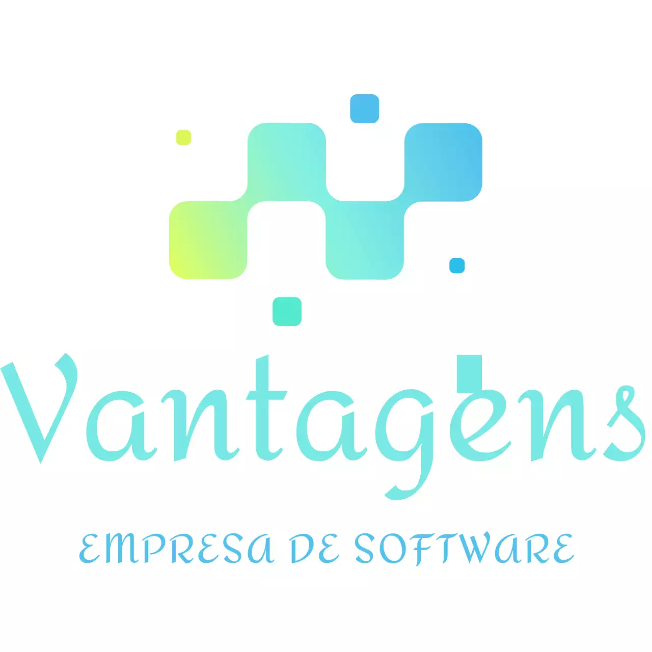 Seminário empresarial simples com logótipo em degradê