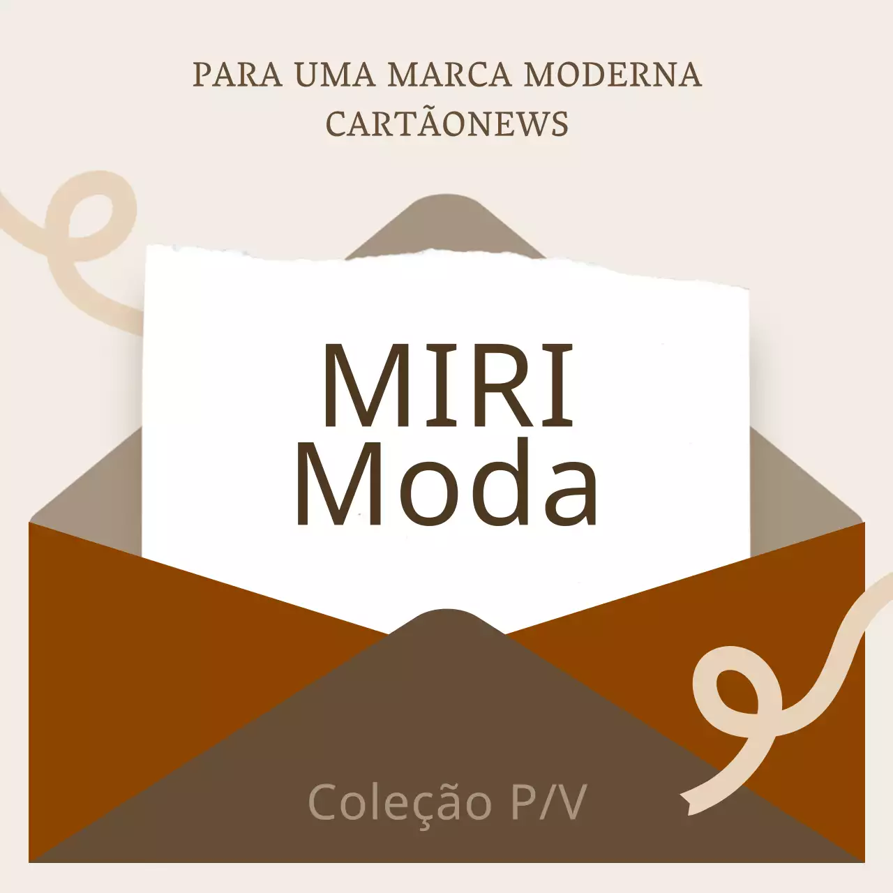 Uma introdução às marcas de moda modernas em bege e castanho