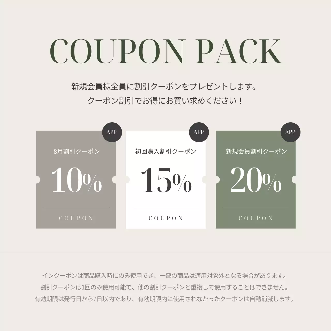 アイボリー シンプル ブランド 企画書 Instagram カルーセル