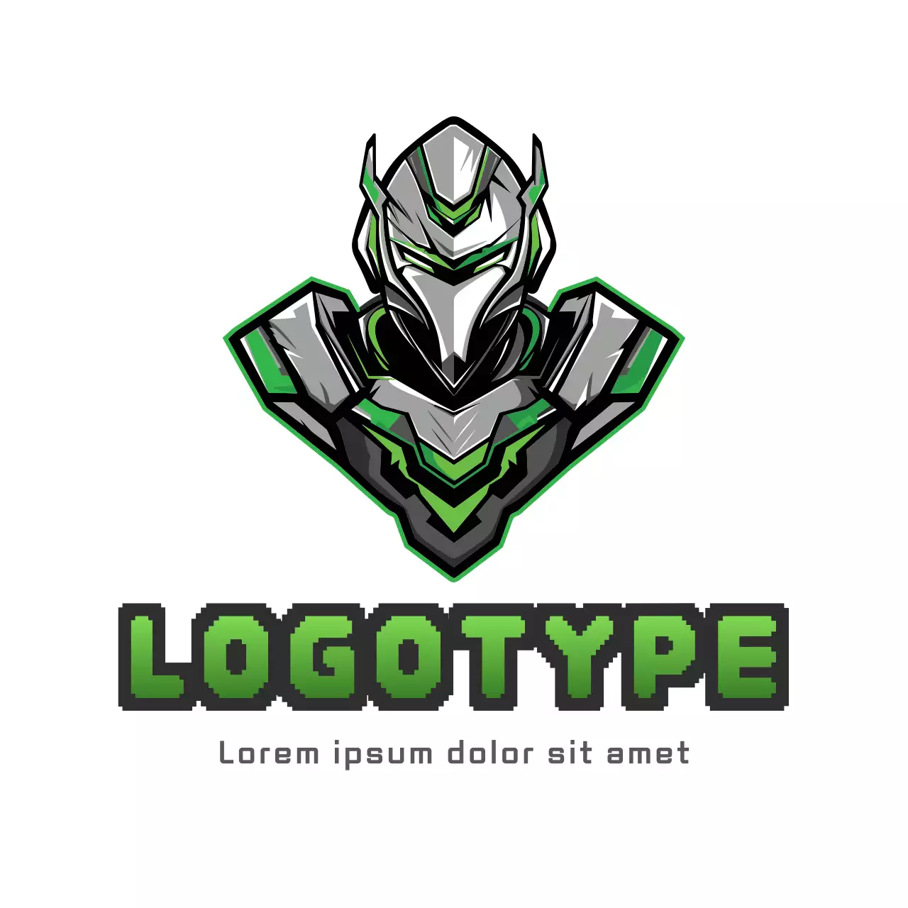 Green Robotic Design Logo