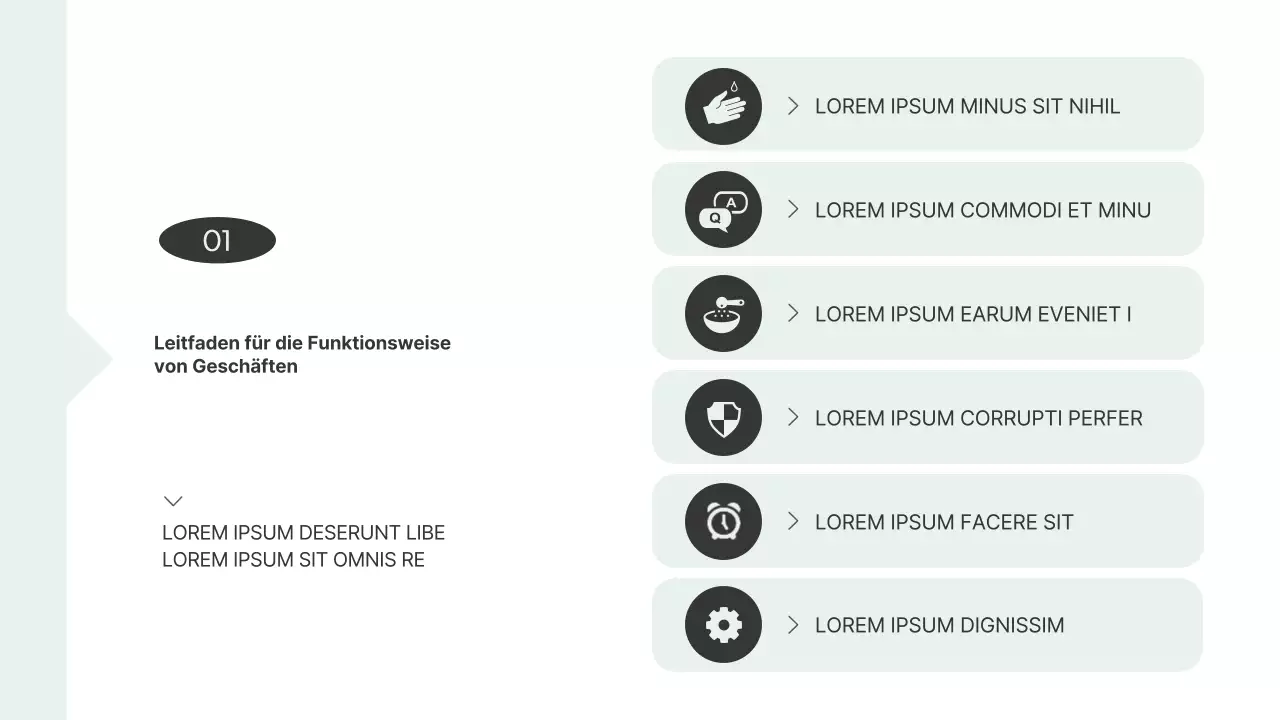 Simple Store Operations Manual Buch in Weiß und Mint Schulungsunterlagen