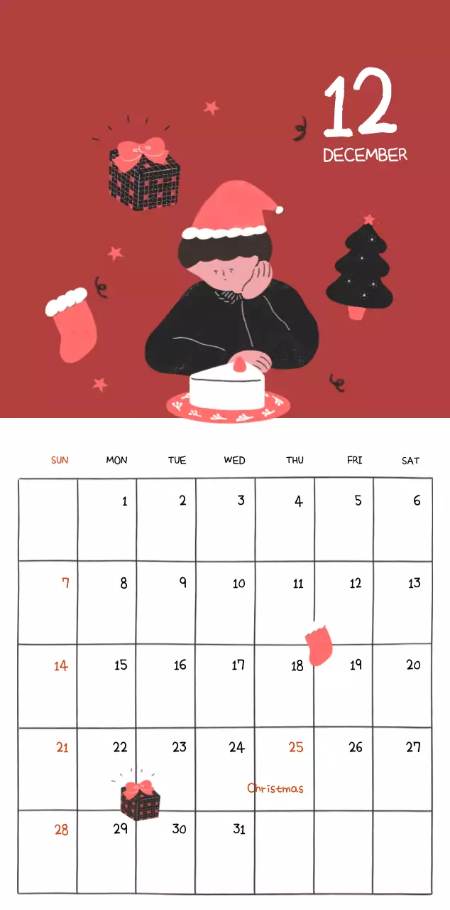 Colorful and cute everyday illustration concept