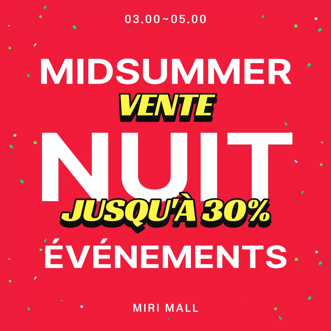 Promouvoir les ventes d'été avec des accents rouges