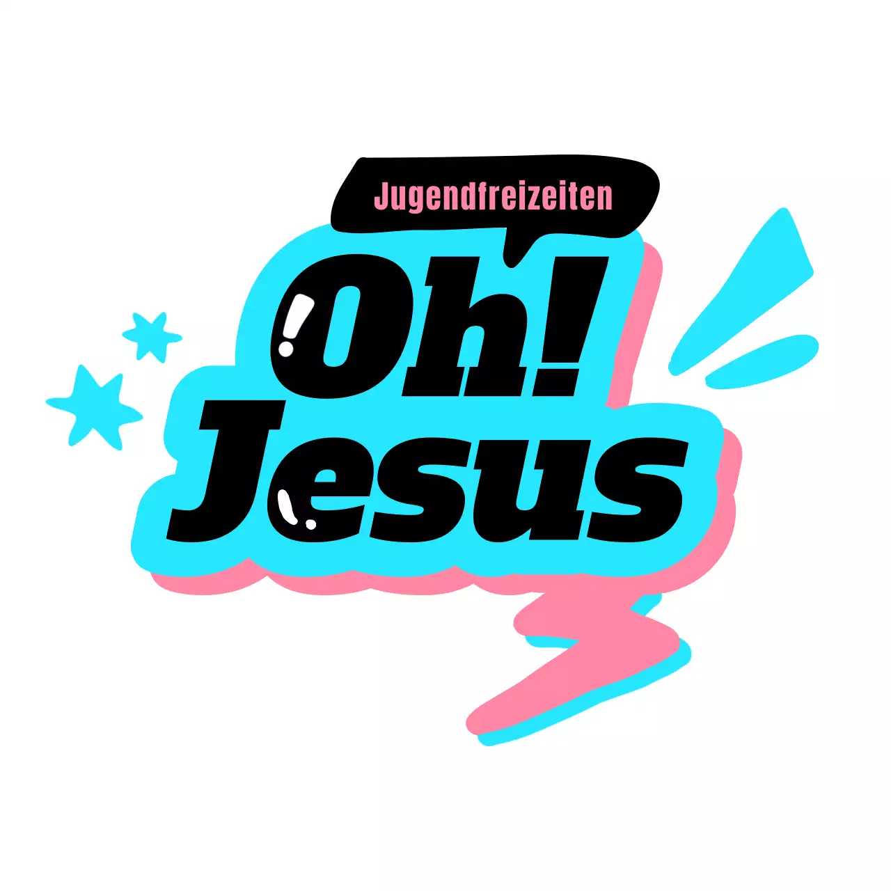 Förderung einer hellblauen und rosa Jugendfreizeit