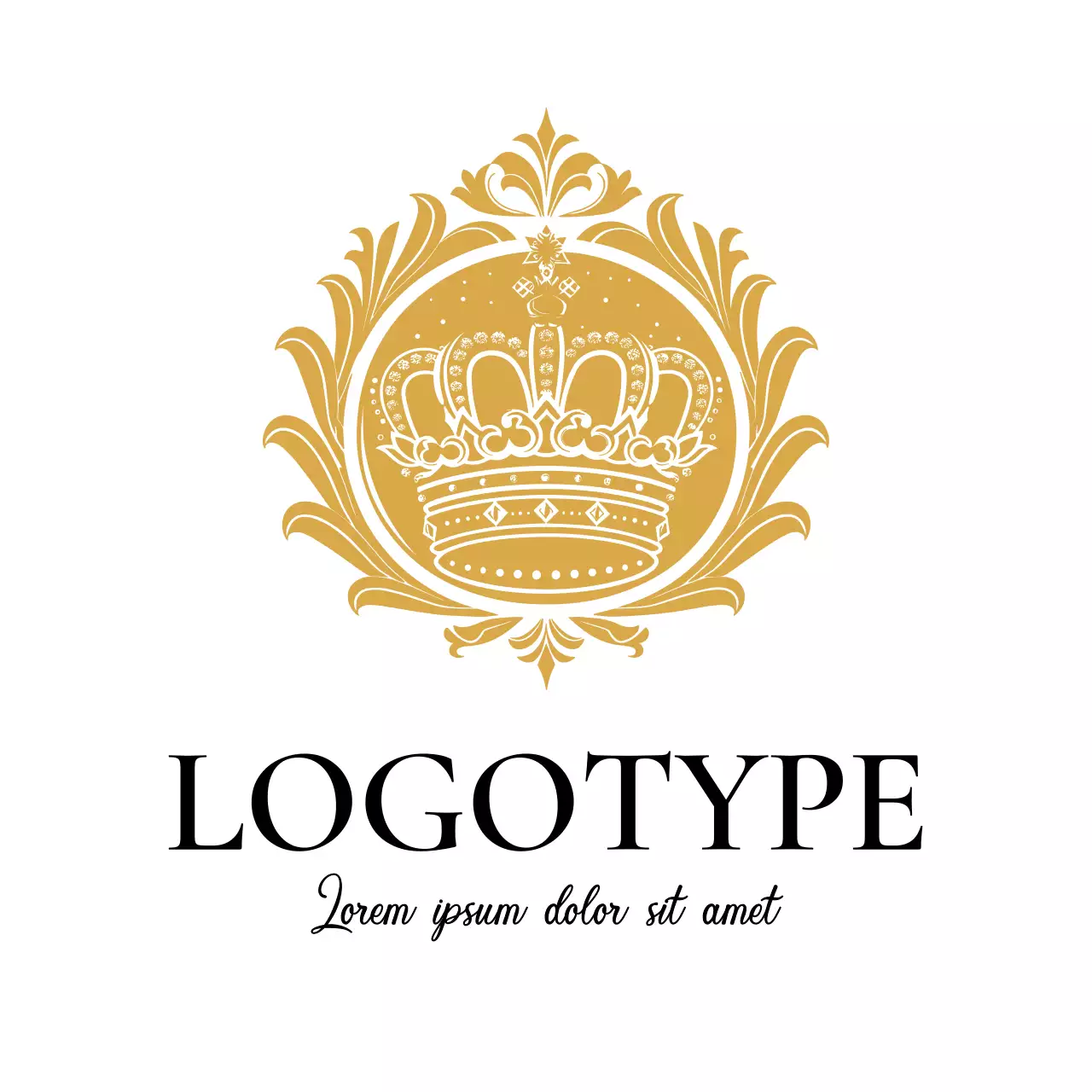Gold Elegant Design Logo