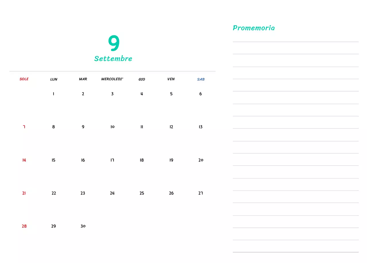 Calendario di Capodanno con simpatiche illustrazioni