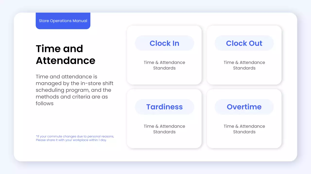 Blue Modern Store Guide Presentation