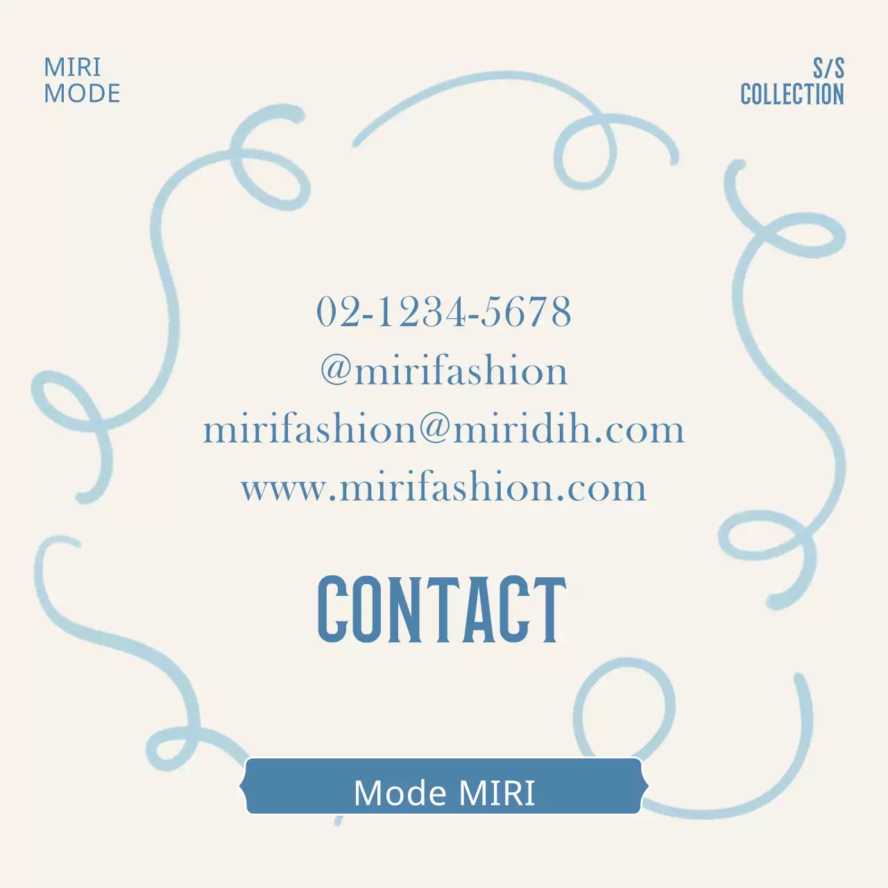 Accessoires classiques de la marque en ivoire et bleu clair