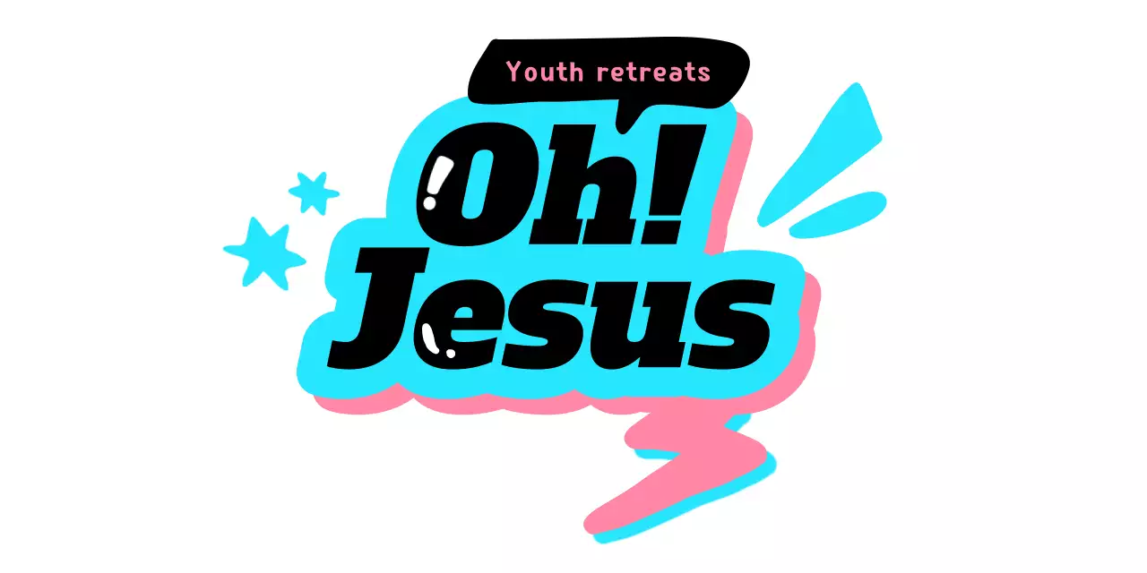 Promote a light blue and pink youth retreat