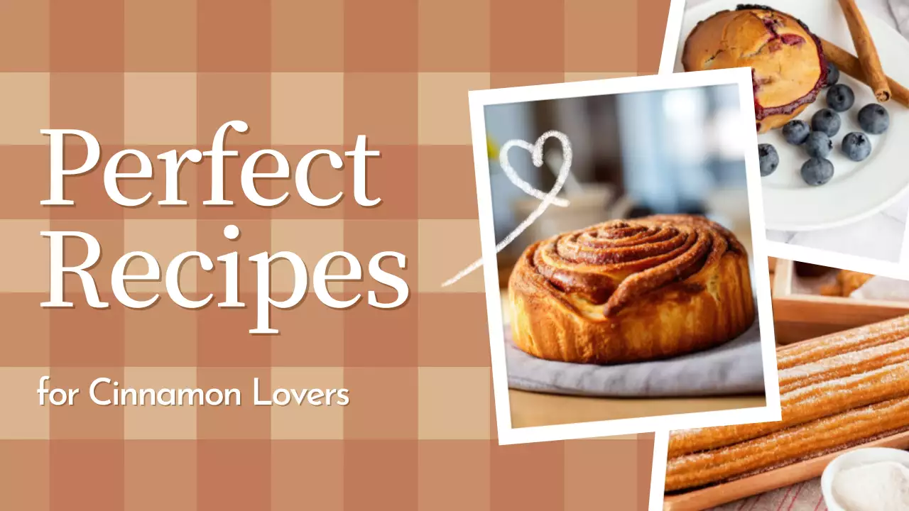 Beige Rustic Cinnamon Recipe YouTube Thumbnail