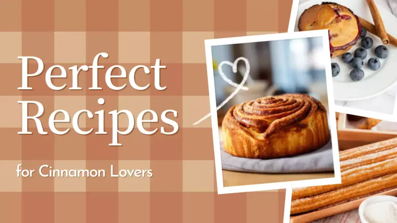 Beige Rustic Cinnamon Recipe YouTube Thumbnail