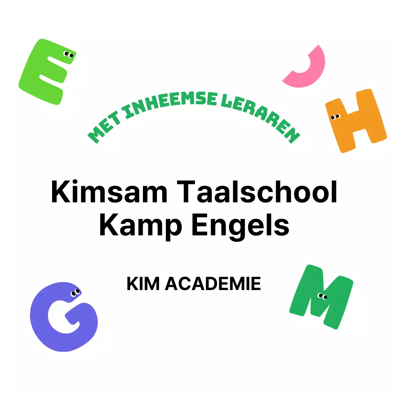 Een schattig en kleurrijk Engels taalkamp met een verschil