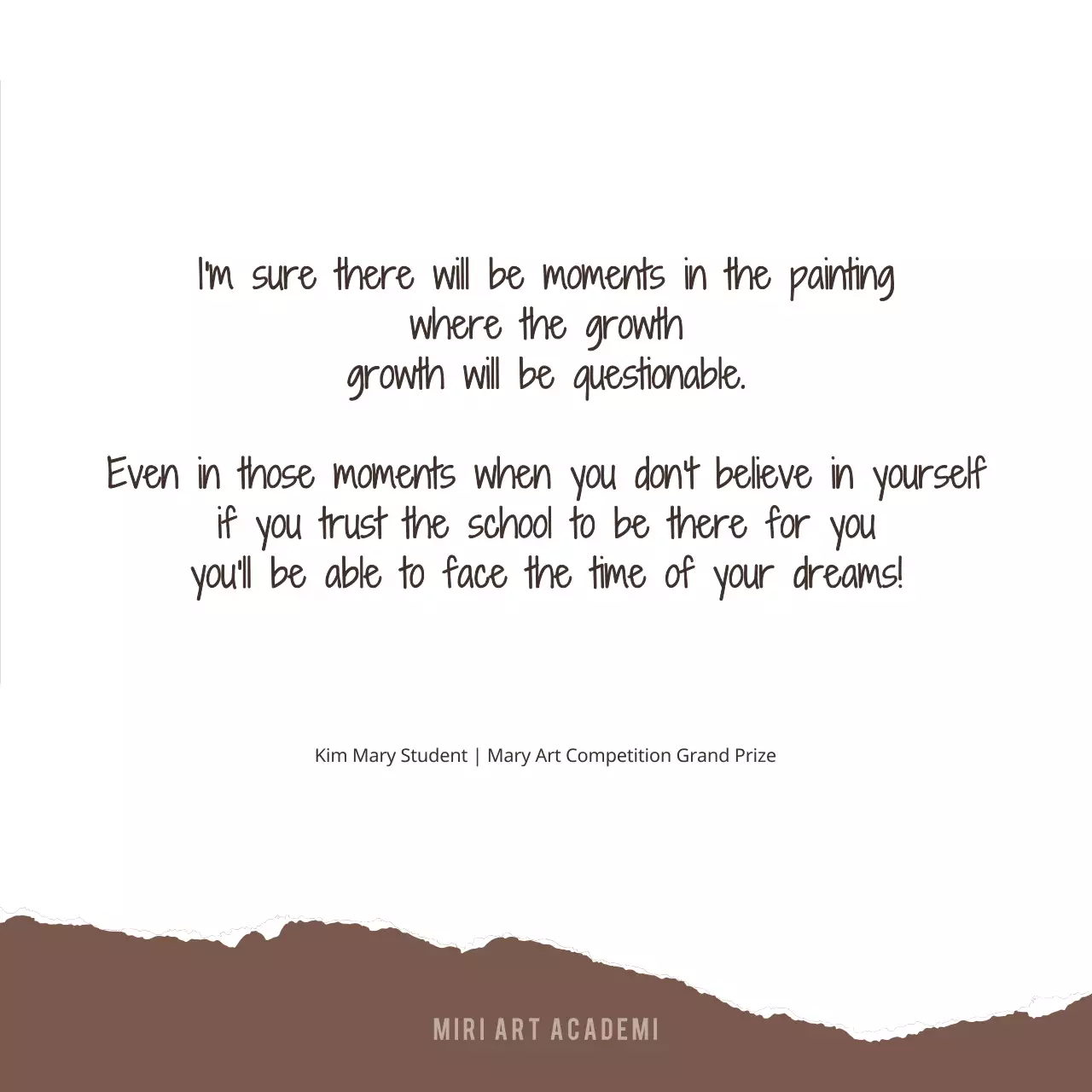 Brown Modern Review Invitation Instagram Carousel