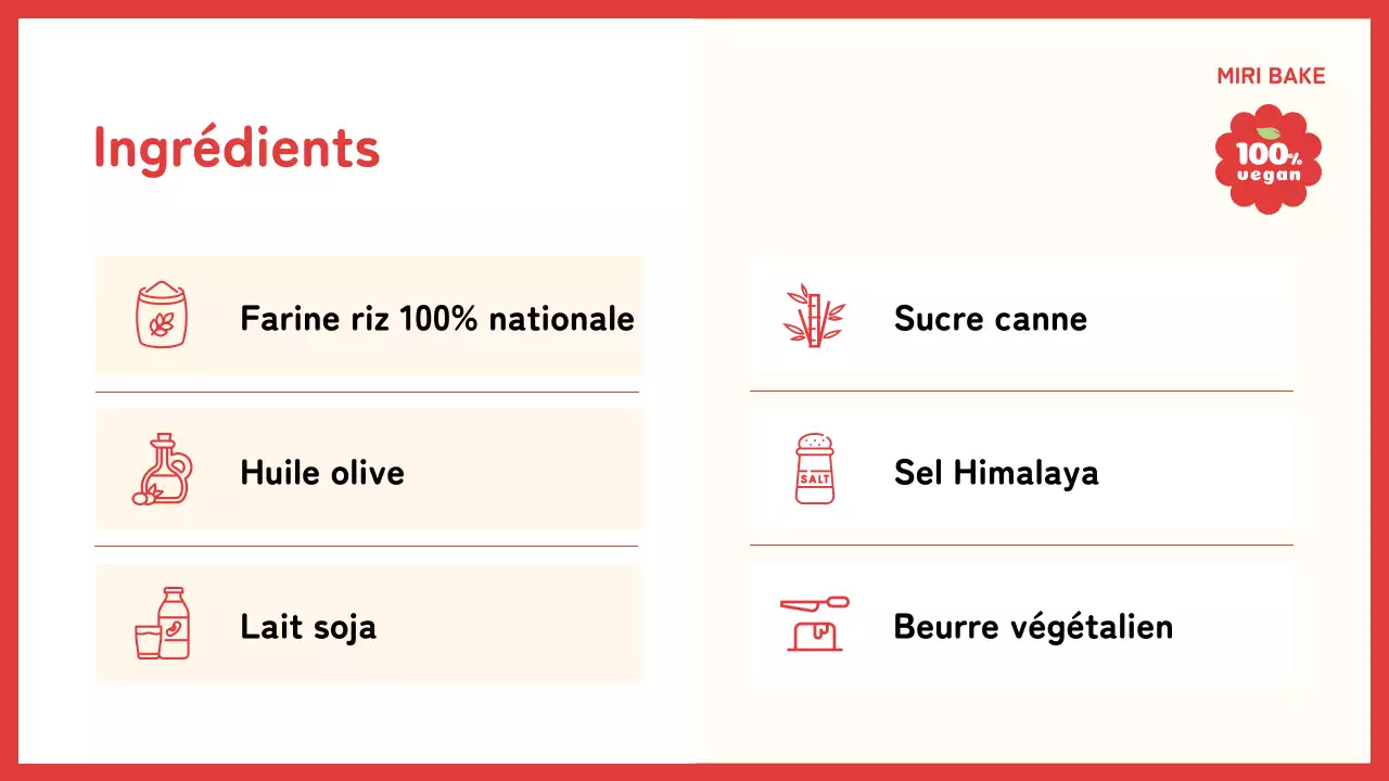 A propos de ce cours d'une journée de pâtisserie végétalienne en rouge et jaune