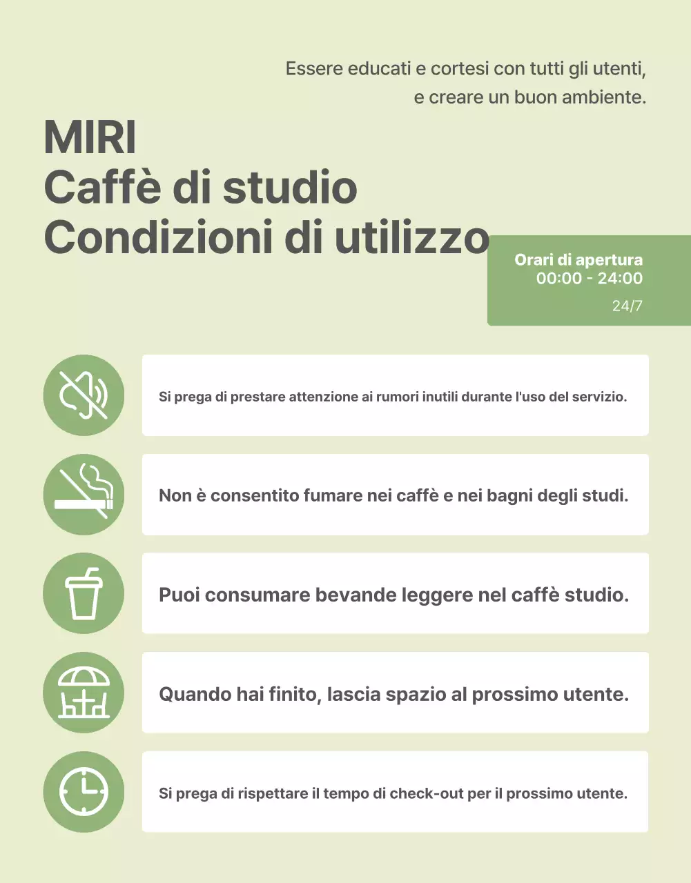 Una guida all'utilizzo del moderno caffè studio in verde e verde lime