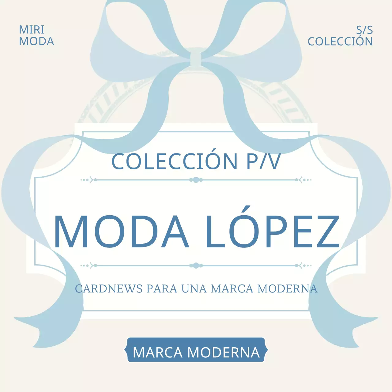 Accesorios clásicos de la marca en marfil y azul claro