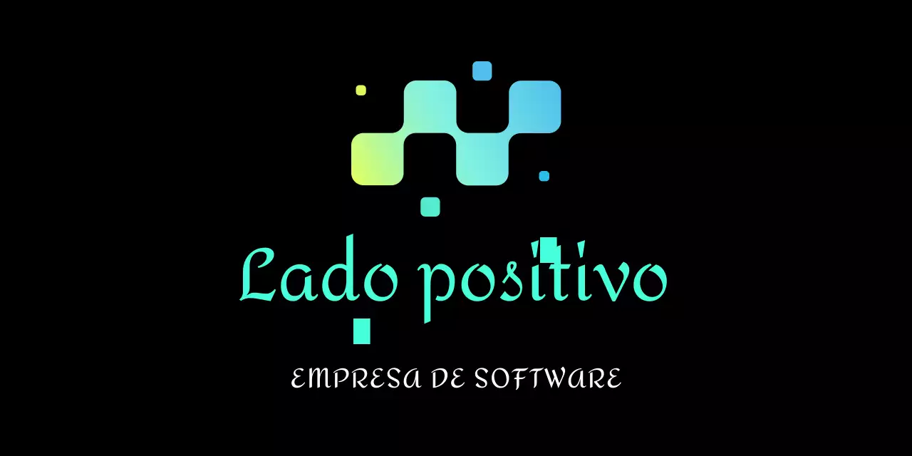 Seminário empresarial simples com logótipo em degradê