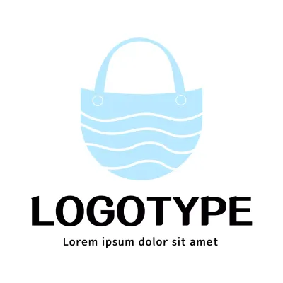 Blue Simple Design Logo