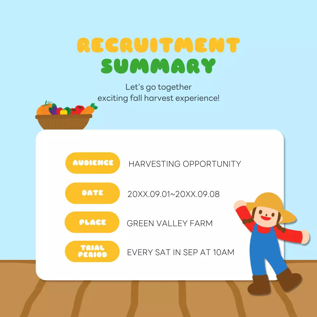 About the beautiful fall harvest of blues and yellows