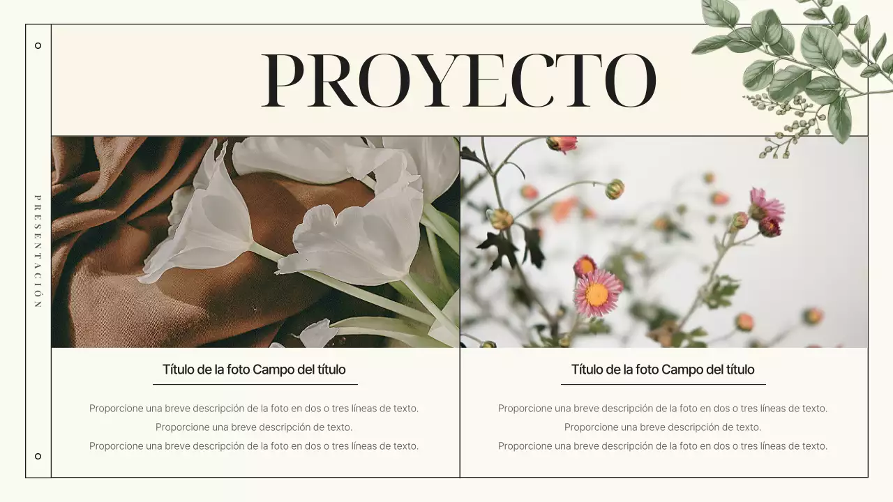 Presentación de la lujosa marca de marfil Botanic Flowers