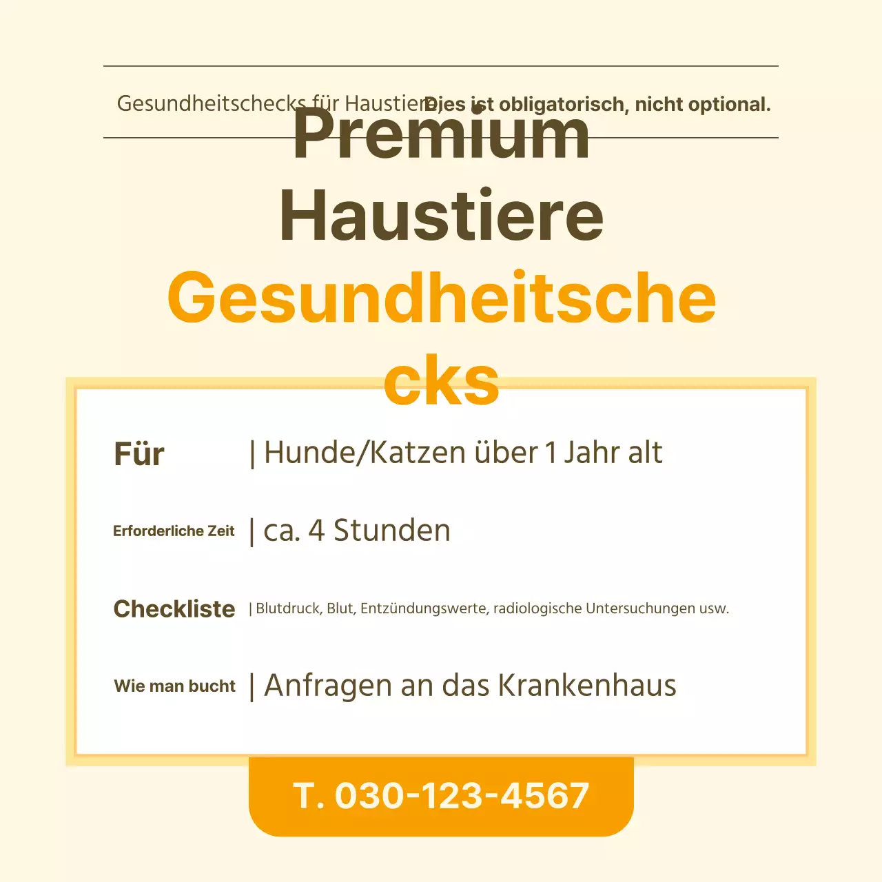 Informationen zur Gesundheitsfürsorge für Haustiere in Form von gelben und weißen Notizen