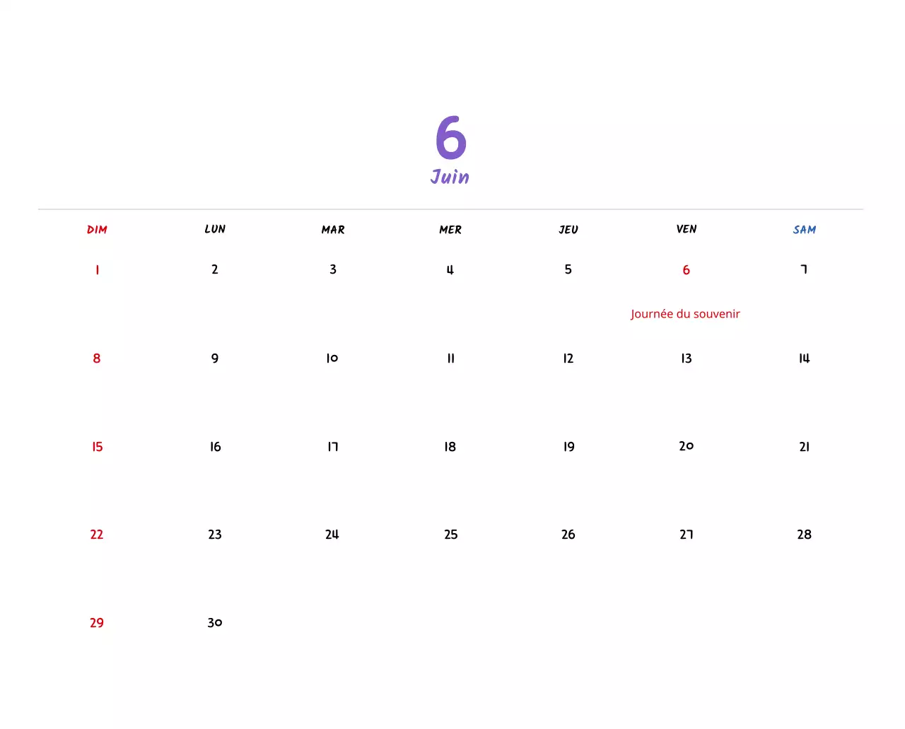 Calendrier du Nouvel An avec de jolies illustrations
