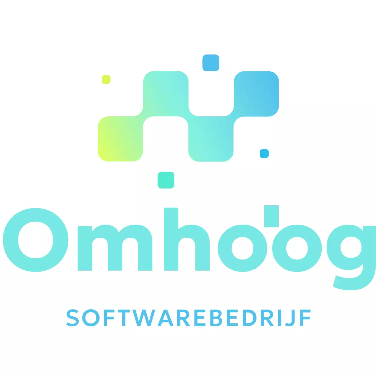 Eenvoudig bedrijfsseminar met logo met kleurverloop