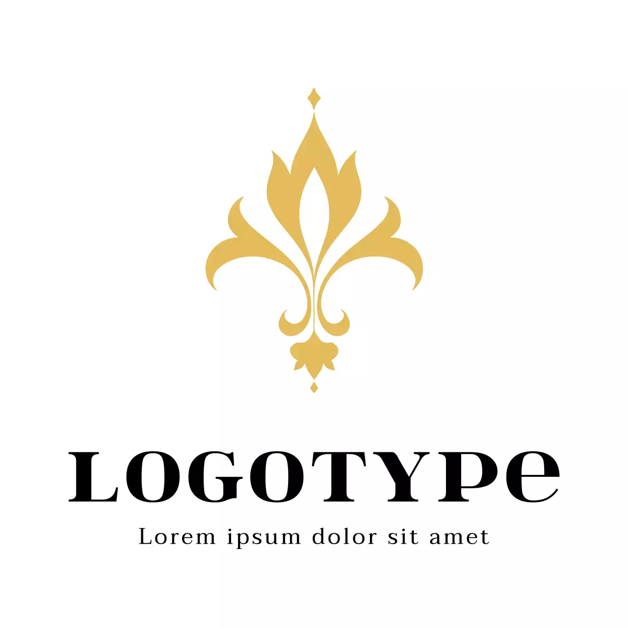Gold Elegant Design Logo