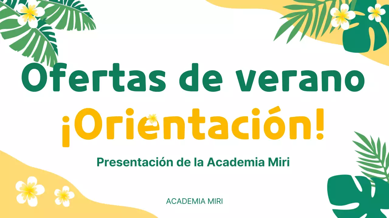 Promover las ofertas especiales de vacaciones escolares amarillas y verdes