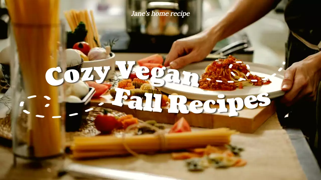 Beige Rustic Vegan Recipe YouTube Thumbnail