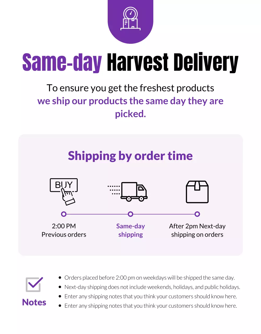 Purple Trendy Grapes Promotion Poster