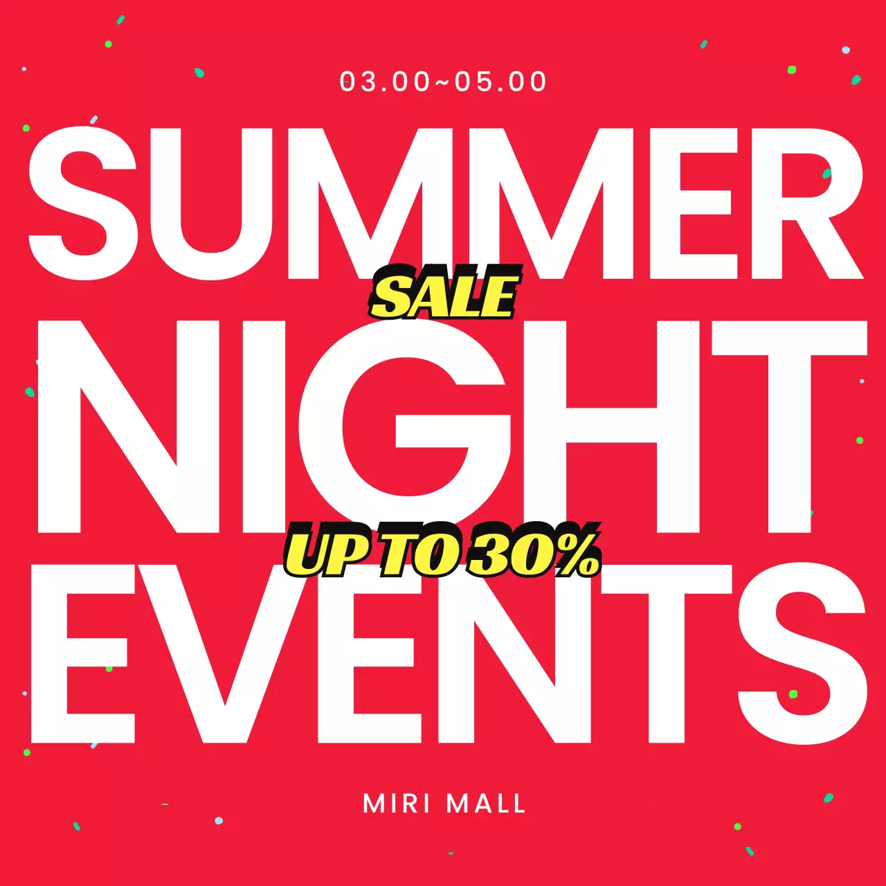 Red Bold Sale Promotion Instagram Carousel