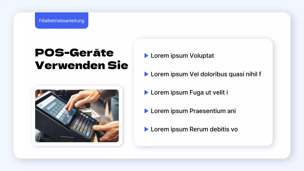 Ein Leitfaden für einfache Betriebsstandards für blaue und gelbe Läden