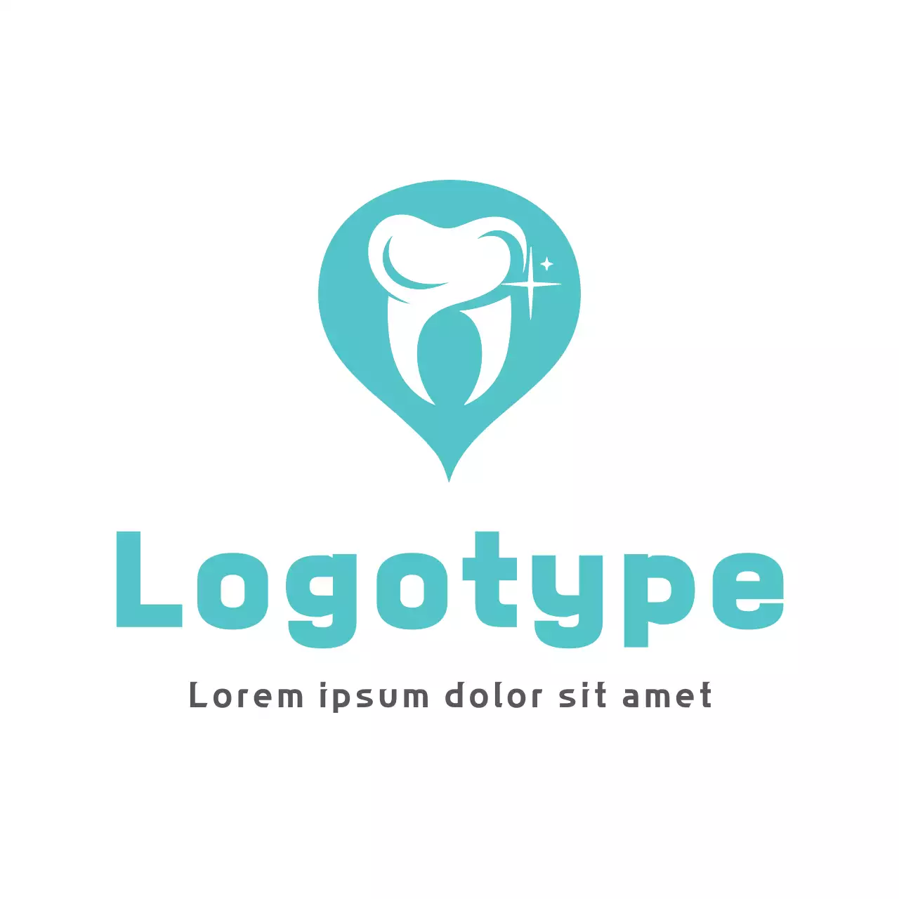 Teal Clean Dental Logo