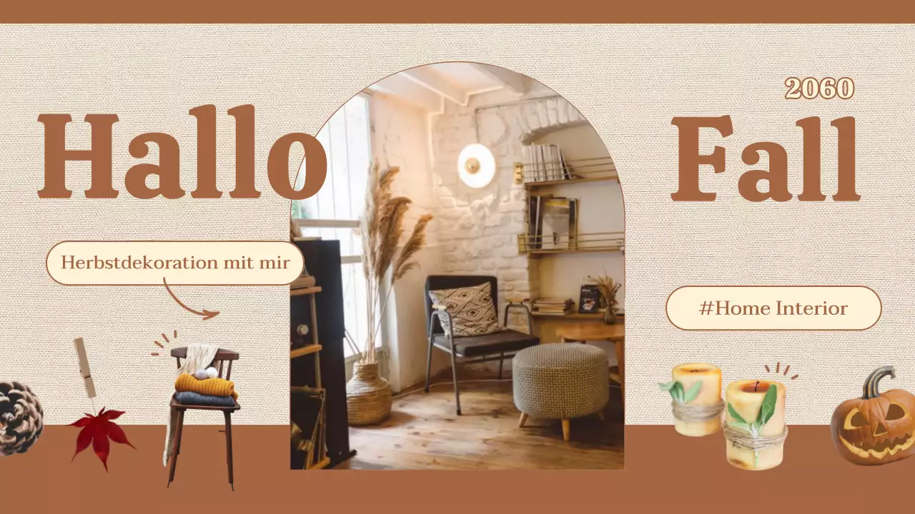 Beige und braun einfache Herbst Innendekoration Requisiten Abdeckung