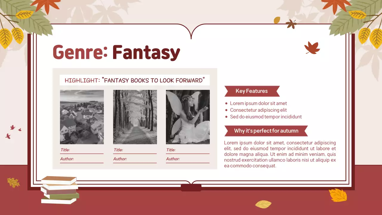 Trình bày hướng dẫn Sách Brown Rustic