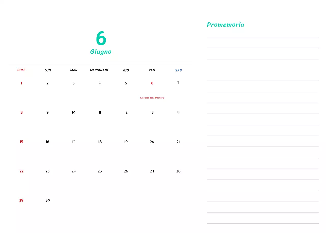 Calendario di Capodanno con simpatiche illustrazioni