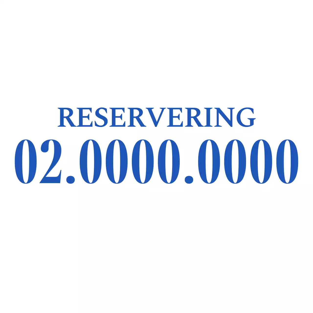 Een blauwe klassieke kapperszaak promoten