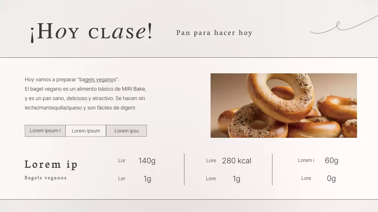 Materiales del curso de un día "Luxury Baking in Browns and Beiges