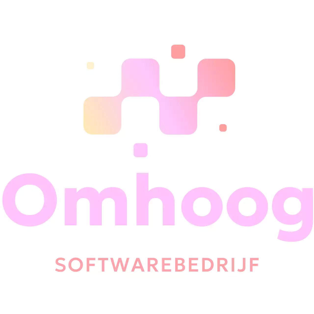 Eenvoudig bedrijfsseminar met logo met kleurverloop